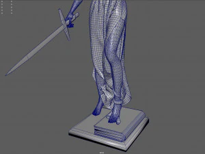 lady justice 3D Model