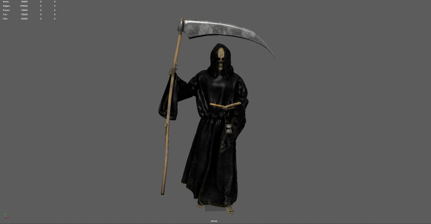 Death 3d model