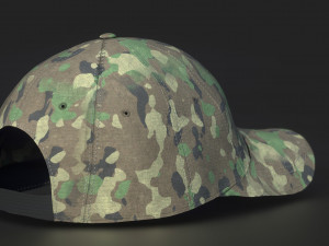 baseball cap woodland 3D Model