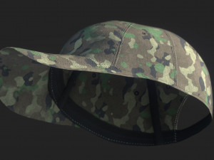baseball cap woodland 3D Model