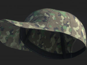 baseball cap woodland 3D Model