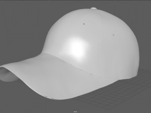 baseball cap woodland 3D Model