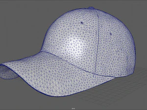 baseball cap woodland 3D Model