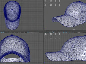 baseball cap woodland 3D Model