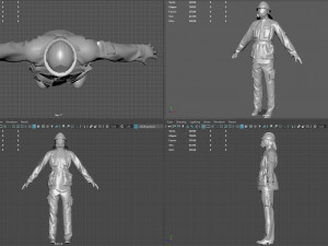 realistic firefighter 3D Model