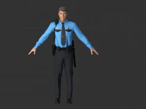 police officer 3D Model