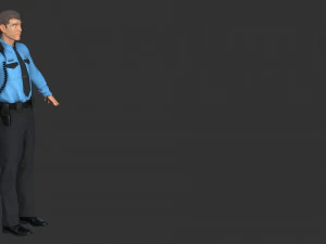 police officer 3D Model