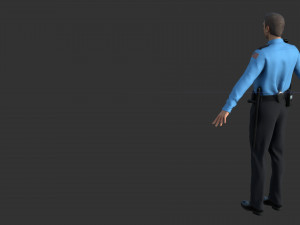 police officer 3D Модель