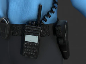 police officer 3D Model
