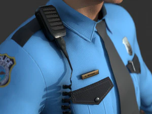 police officer 3D Model