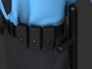 police officer 3D Model
