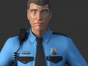 police officer 3D Модель