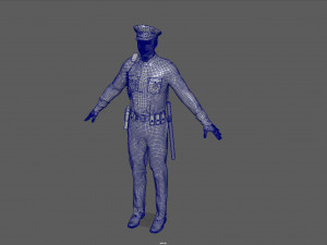 police officer 3D Модель