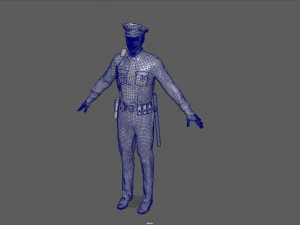 police officer 3D Model