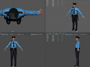 police officer 3D Модель