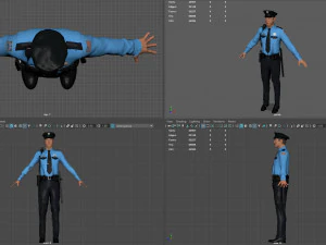 police officer 3D Model