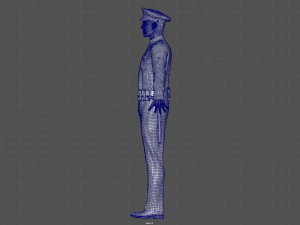 police officer 3D Модель