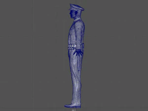 police officer 3D Model
