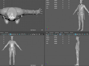 police officer white 3D Модель