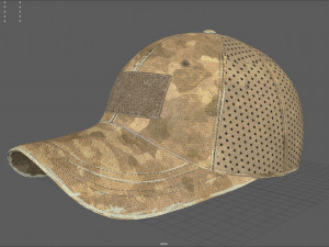 tactical cap 3D मॉडल