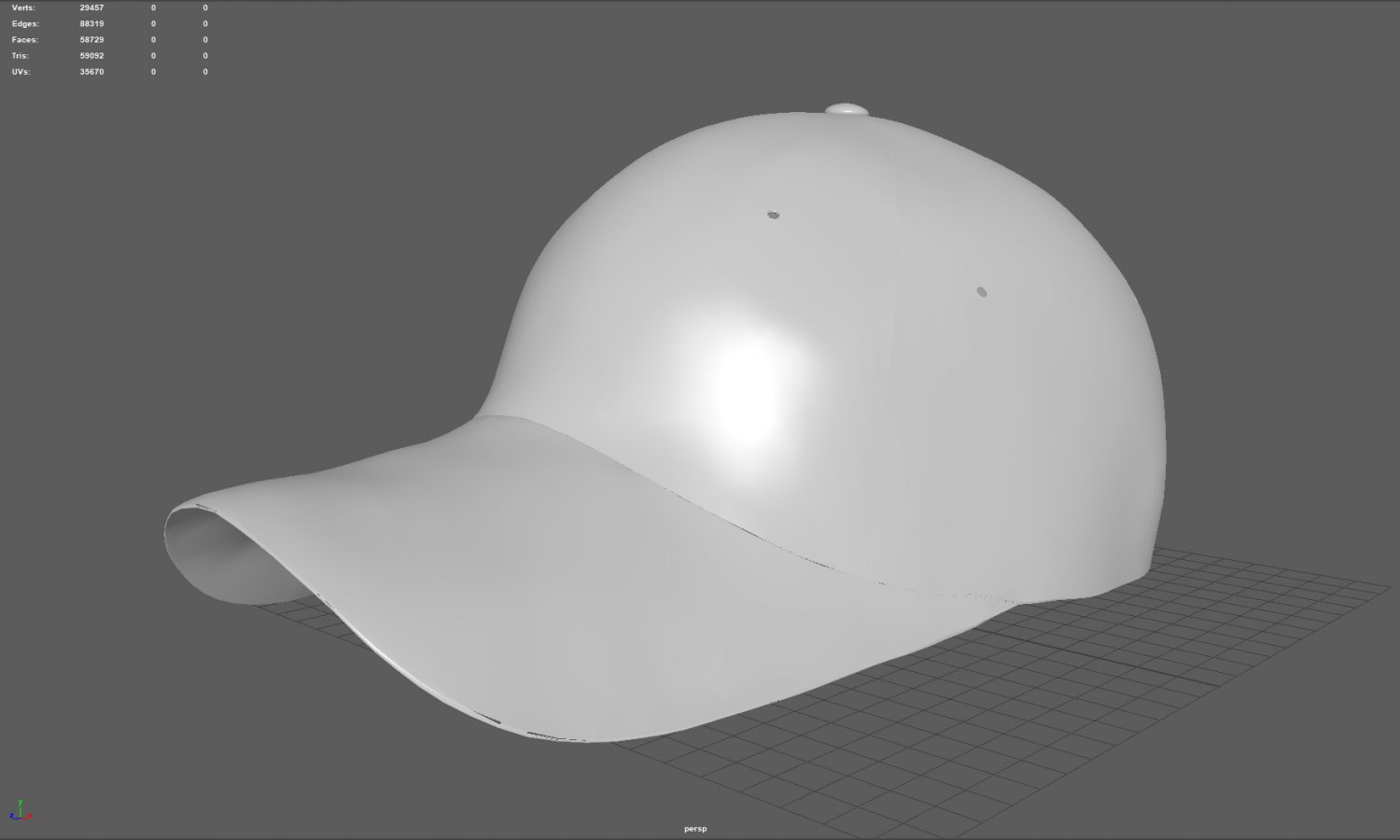 Cap 3d model. Арчи 3d.