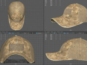 tactical cap 3D Model