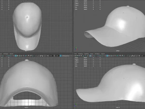 tactical cap 3D Model