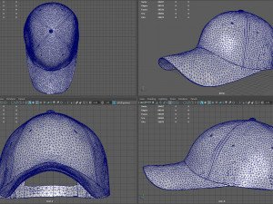 tactical cap 3D मॉडल