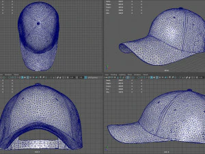 tactical cap 3D Model