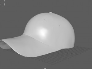 tactical cap woodland 3D Model