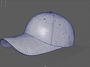 tactical cap woodland 3D Model