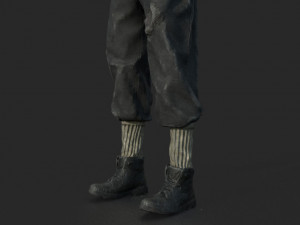 homeless alcoholic Modelo 3D