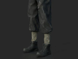 homeless alcoholic 3D Model