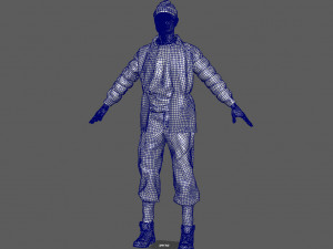 homeless alcoholic Modelo 3D
