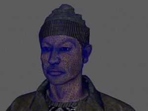 homeless alcoholic Modelo 3D