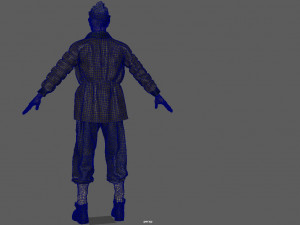 homeless alcoholic Modelo 3D