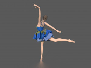 ballerina Model 3D