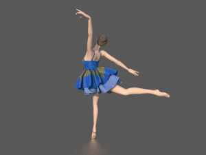 ballerina 3D Model