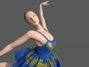 ballerina Model 3D