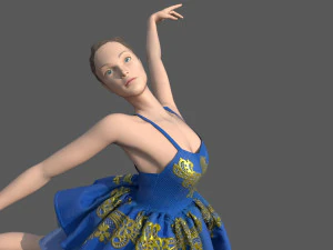 ballerina 3D Model