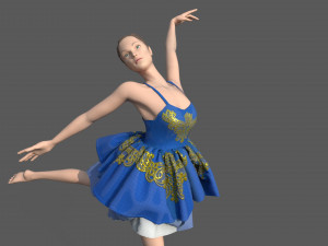 ballerina Model 3D