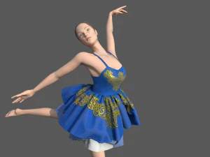 ballerina 3D Model