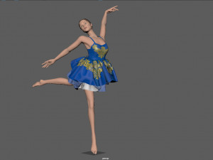 ballerina Model 3D
