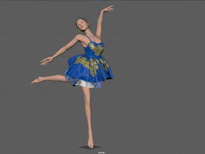 ballerina 3D Model