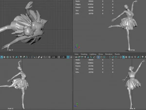 ballerina 3D Model