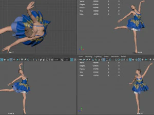 ballerina 3D Model