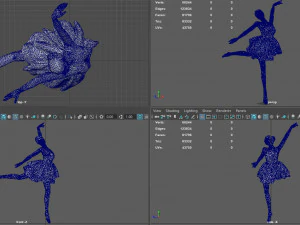 ballerina 3D Model