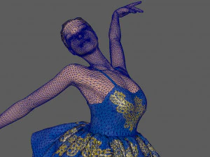 ballerina 3D Model