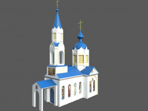 orthodox church 3Dモデル