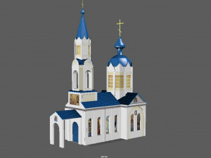 orthodox church 3Dモデル